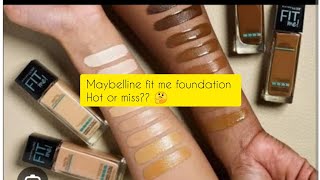 Best Foundation for Oily Skin  Maybelline fit me matte foundation [upl. by Brooke555]