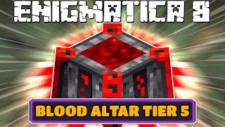 ENDLESS DEMON REALM amp TIER 5 BLOOD ALTAR EP21  Minecraft Enigmatica 8 Modded Questing Modpack [upl. by Atina]