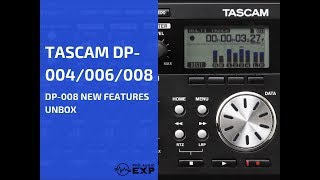 Tascam DP008 new features unbox [upl. by Ellicott]