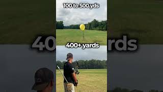 Long distance archery 100 to 500 yards archery skill longdistance outdoors t [upl. by Teodor714]