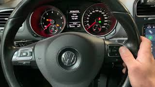 VW Golf 6 service reset [upl. by Bjorn352]