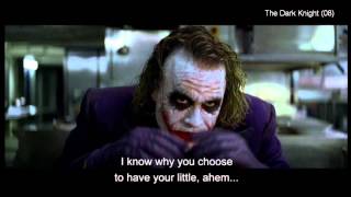 The Dark Knight clip5 quotIf youre good at something never do it for freequot [upl. by Nevanod]