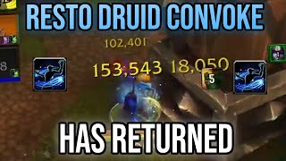 Resto Druid CONVOKE is BACK  HERE WE GO AGAIN 😈 [upl. by Giesser]