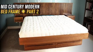 Make a Mid Century Modern Bed  Part 2  The Frame [upl. by Suzetta797]