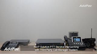 RoIP Solution PTT Service interworking with Third Party Call Manager SystemPTT서드파티 SIP 콜매니저 PTT그룹콜 [upl. by Issie]