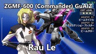 Gundam Seed Rengou vs ZAFT  ZGMF600 Commander GuAIZ  Arcade Mode [upl. by Sausa]