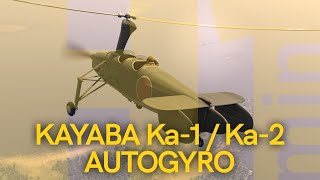 H1MIN KAYABA Ka1  Ka2 AUTOGYRO [upl. by Aldus]