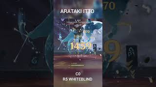 F2p Arataki Itto in 51 gaming genshinimpact aratakiitto genshin genshinimpactedit navia [upl. by Kieran]