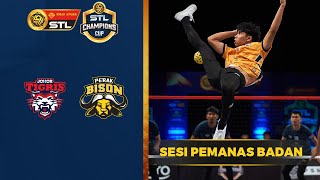 WARM UP Champions Cup  Johor Tigris vs Perak Bison  Emas Anuar STL 202223 [upl. by Doner713]