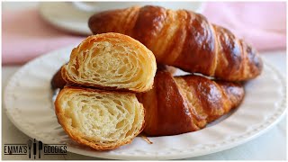 The Easiest way to make CROISSANTS  NO Folding [upl. by Joab]