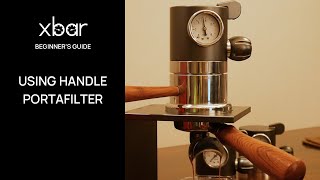 Using Traditional Portafilter Group Handle  Beginners Guide [upl. by Bonnice]