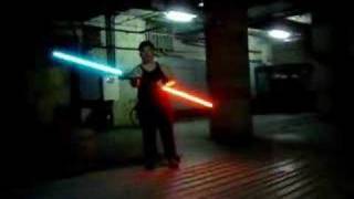 7 colors LED lightsaber [upl. by Nichani754]