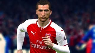 Arsenal vs Manchester United Mkhitaryan Scored a Goal 2018 Gameplay [upl. by Mathre989]