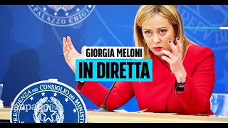 Conferenza stampa di fine anno della Presidente del Consiglio Giorgia Meloni DIRETTA [upl. by Lenette967]