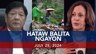 UNTV Hataw Balita Ngayon  July 25 2024 [upl. by Cogen]