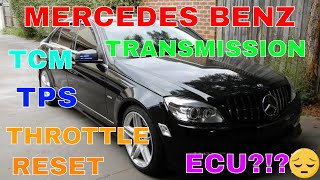 mercedes benz TCM TCP throttletransmission reset procedure EXPLAINED [upl. by Menides131]