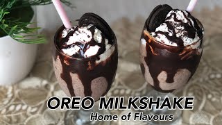 OREO MILKSHAKE RECIPE  Homemade Oreo Milkshake  How to make Oreo milkshake in 2 Minutes [upl. by Labotsirhc]