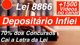 Lei Depositário Infiel Completa  Lei 8866 [upl. by Lief]