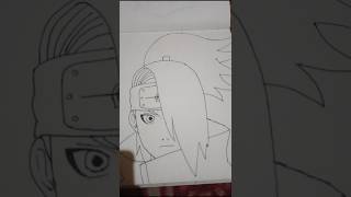 DEIDARA DRAWINGdrawing anime naruto sketch art [upl. by Shifrah]