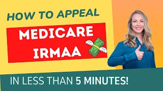 How to Appeal Medicare IRMAA in less than 5 minutes  Julia Lembcke CFP®  URS Advisory [upl. by Herrington]