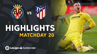 Resumen de Villarreal CF vs Atlético de Madrid 22 [upl. by Nitnilc]