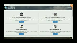 RGU ADMISSION PORTALs NEW INTERFACE EXPLANATION  RGU CUETPG  RGU CET  Gyamar Max [upl. by Asselam38]