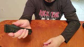 Review  Cobratec CTK1 Large Black Handle Drop Point Blade [upl. by Melborn]