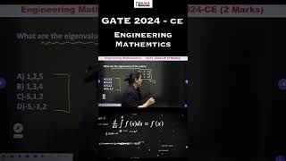 GATE 2024  EC  Eigen Values  Engineering Mathematics for GATE shorts gate2025 [upl. by Riggs]