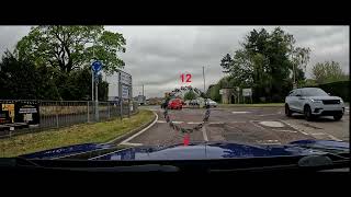 Double mini roundabout at Chippenham A420  Bristol Road [upl. by Enelrae]