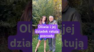 Oliwia i jej dziadek Marian  duet nie do zastąpienia Oboje ratują pszczoły 🐝 katowice bees [upl. by Irmgard]