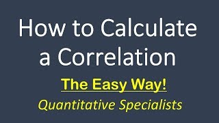 How to Calculate and Interpret a Correlation Pearsons r [upl. by Nosredna]