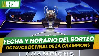 ¿Cuándo es el sorteo de los octavos de final de la Champions League 2023 [upl. by Trepur]