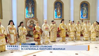 Prima Sfântă Liturghie în Catedrala Mântuirii Neamului [upl. by Araic841]