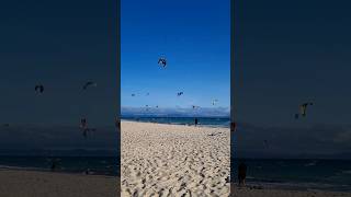 Tarifa Beach  Kitesurfing Windsurfing  Cadiz Spain Europe kitesurfing beach windsurfing spain [upl. by Querida394]