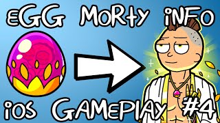 Pocket Mortys  Egg Morty Evo iOS Gameplay 4 [upl. by Ahsimed]