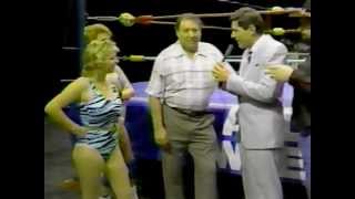 Delta Dawn vs Shallamar Womens wrestling 1987 [upl. by Auhsaj779]