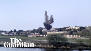 Exeter WW2 bomb detonated after homes evacuated [upl. by Roy526]