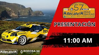 PRESENTACIÓN 57 RALLYE RECALVI RIAS BAIXAS 2024 [upl. by Zachary475]