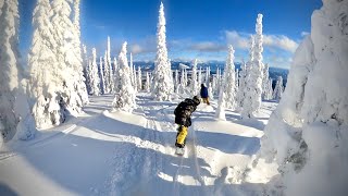 4K Vrbo Ski In Ski Out Sunshine and Powder at Schweitzer [upl. by Enytnoel227]