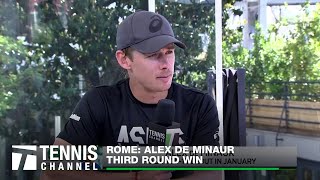 Alex de Minaur Talks Finding His Footing On Clay And Roland Garros Expectations  Rome Third Round [upl. by Castle]