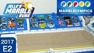 Marble Race Marble League 2017 E2 Long Jump [upl. by Htebsil]