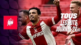 TOUS LES BUTS JOURNEE 21 👀⚽ Moments forts de la Jupiler Pro League 2324 [upl. by Fein]