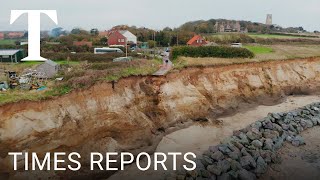 Britains collapsing coastline  Times Reports [upl. by Leary]