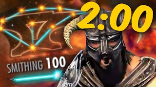 Dont Waste YOUR Time Smithing to 100 FAST UPDATED 2024 [upl. by Silisav]