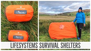 LIFESYSTEMS SURVIVAL SHELTER 2 amp ULTRALIGHT SURVIVAL SHELTER 2 REVIEW [upl. by Ignazio]