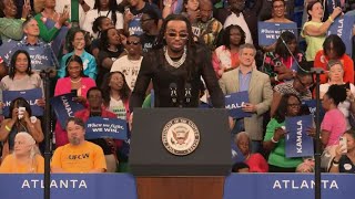 Quavo speaks at Atlanta rally for VP Kamala Harris [upl. by Dreda]