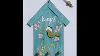 Learn How to Make Birdhouse Key Holder [upl. by Arita925]