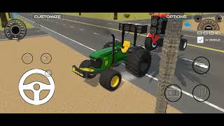 indian tractor game Tochan mokabela 😱 Jhon deere vs Arjun 555 [upl. by Akili965]