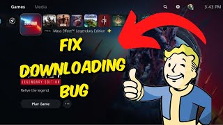 How To Fix PS5 Downloading Bug 2023  PS5 Downloading Queue Fix 2023 [upl. by Stelle]