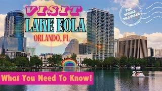 Tour Lake Eola Park in Orlando Florida  Birding Nature and Fun while you visit Downtown Orlando [upl. by Tenneb]